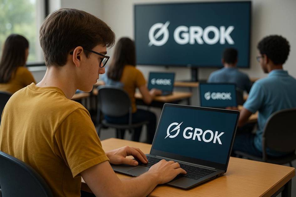 Grok Salvadordagi maktab o‘quvchilarini o‘qitishni boshlaydi